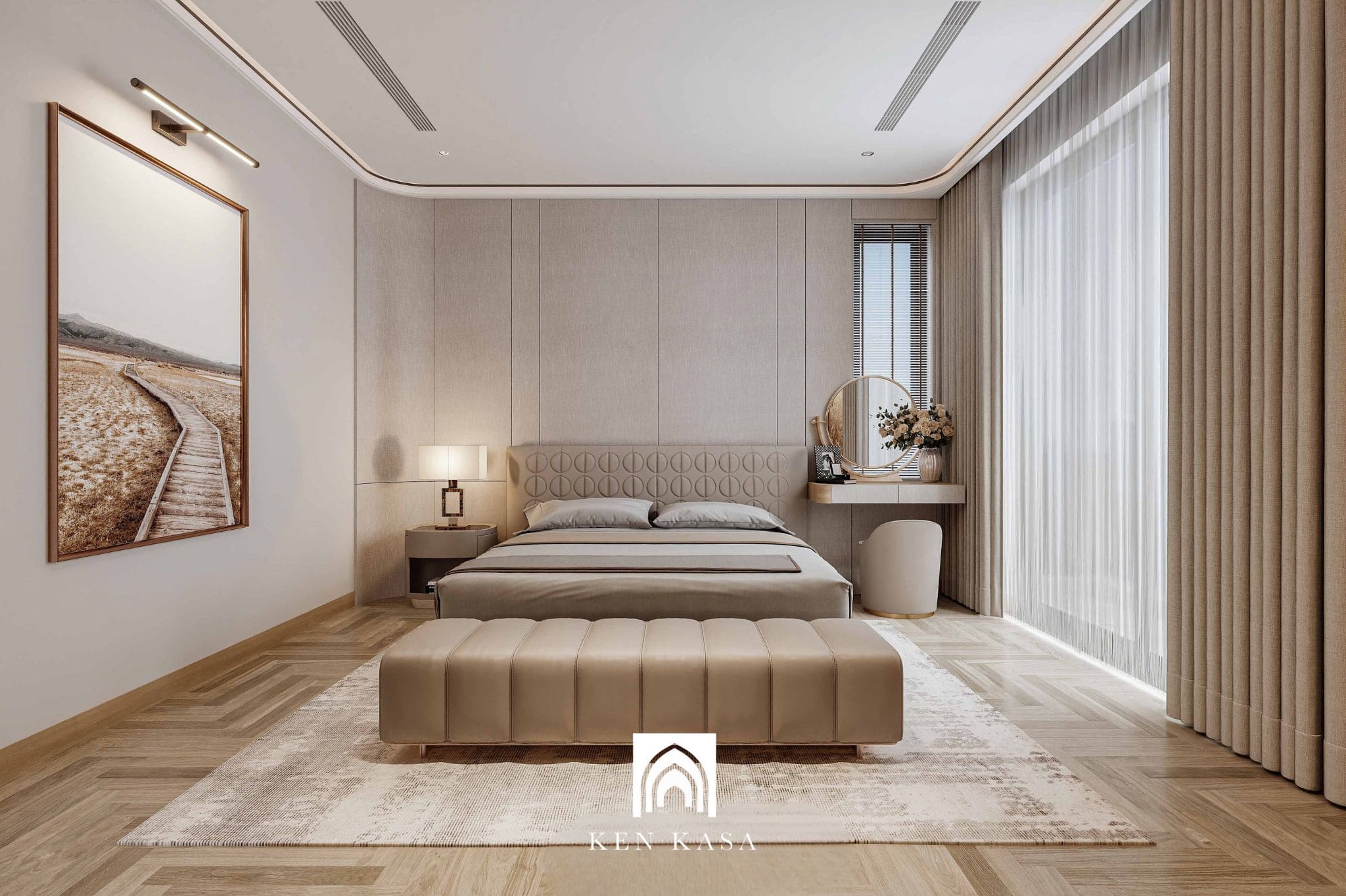 Mẫu ph&ograve;ng ngủ kh&aacute;ch sạn hiện đại ph&ograve;ng ti&ecirc;u chuẩn&nbsp;